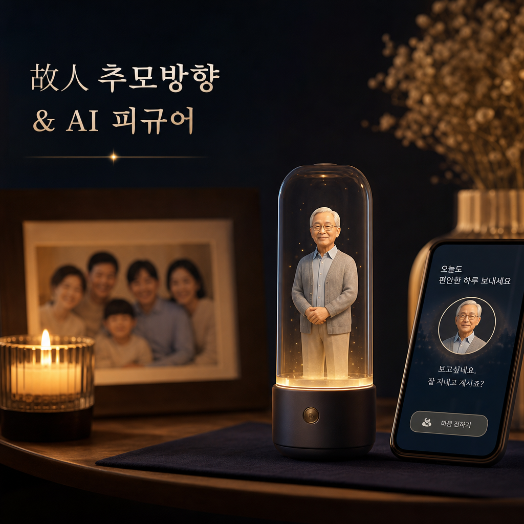 故人 추모방향 & AI 피규어 — 성묘의 대안
