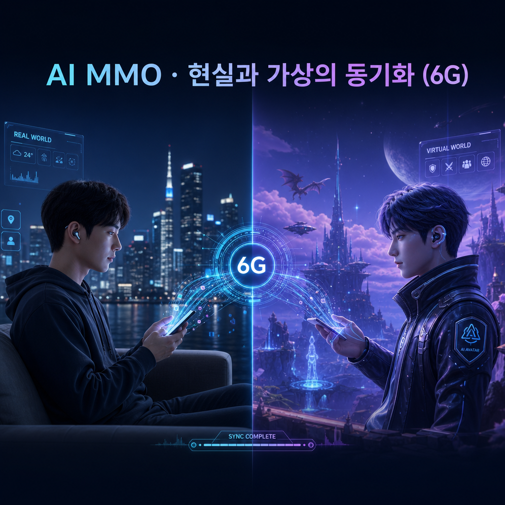 AI MMO · AI 추도 — 현실과 가상의 동기화 (6G)